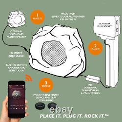 Lithe Audio Bluetooth Outdoor Garden Rock Speaker 01620