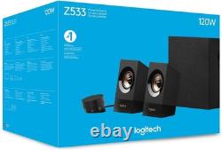 Logitech Z533 2.1 Multimedia Speaker System with Subwoofer, Powerful Sound