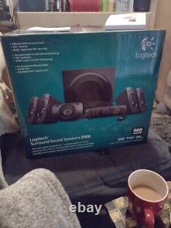 Logitech Z906 THX 5.1 Surround Sound Speakers Black. No Control Console. New