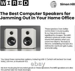 M60 Compact Bluetooth Desktop Speakers 66W RMS Hi-Res Audio for Gaming