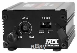 MTX Audio Bluetooth Controller+Tower Speakers+2-Channel Amp for Polaris RZR