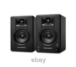 M-AUDIO BX3BT Pair 3.5-inch Studio Monitors & PC Speakers with Bluetooth NEW