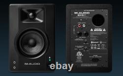 M-AUDIO BX3BT Pair 3.5-inch Studio Monitors & PC Speakers with Bluetooth NEW