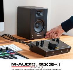 M-AUDIO BX3BT Pair 3.5-inch Studio Monitors and PC Speakers with Bluetooth fo
