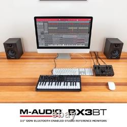 M-AUDIO BX3BT Pair 3.5-inch Studio Monitors and PC Speakers with Bluetooth fo