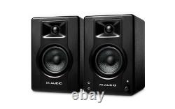 M-Audio BX3 3.5 Black 120-Watt Multimedia Reference Monitors + Warranty