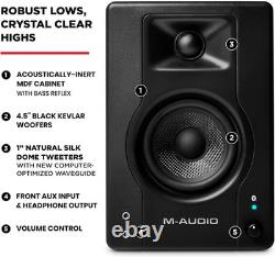 M-Audio BX4BT 4.5 Studio Monitors & PC Speakers with 4.5 Bluetooth