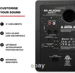 M-Audio BX4BT 4.5 Studio Monitors & PC Speakers with Bluetooth for Recording