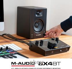 M-Audio BX4BT 4.5 Studio Monitors & PC Speakers with Bluetooth for Recording