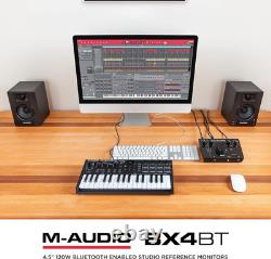 M-Audio BX4BT 4.5 Studio Monitors & PC Speakers with Bluetooth for Recording