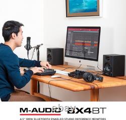 M-Audio BX4BT 4.5 Studio Monitors & PC Speakers with Bluetooth for Recording