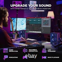 M-Audio BX4 4.5 Studio Monitors, HD PC Speakers for Recording and Multimedia