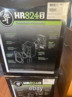Mackie HR824 Mk 2 Studio reference monitors Pair
