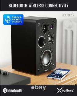 Majority D100X ACTIVE BOOKSHELF Speakers Bluetooth 2.2