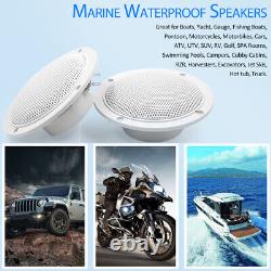 Marine Audio Bluetooth Stereo Waterproof Boat Radio with Speakers and Antenna