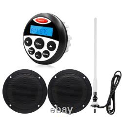 Marine Audio Receiver Stereo Radio + Boat Speakers + Antenna Waterproof IP66 Marine Audio Receiver Stereo Radio + Boat Speakers + Antenna Waterproof IP66