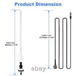 Marine Audio Receiver Stereo Radio + Boat Speakers + Antenna Waterproof IP66