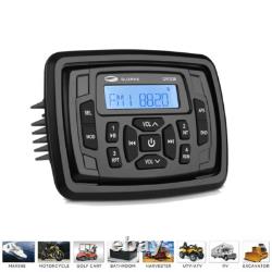 Marine Bluetooth Stereo Waterproof FM AM Radio and 3 Speakers for ATV UTV