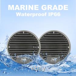 Marine Bluetooth Stereo Waterproof FM AM Radio and 3 Speakers for ATV UTV