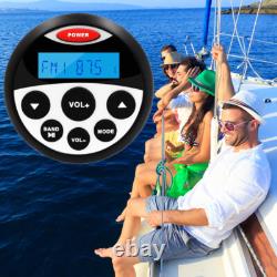 Marine Radio Marine Audio Receiver +4 Inch Waterproof Speaker + FM/AM Antenna