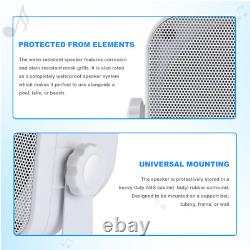 Marine Radio Marine Audio Receiver +4 Inch Waterproof Speaker + FM/AM Antenna