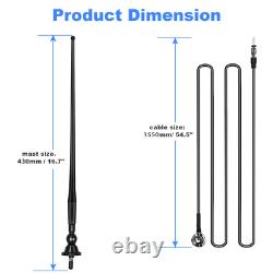 Marine Radio Marine Audio Receiver +4 Inch Waterproof Speaker + FM/AM Antenna