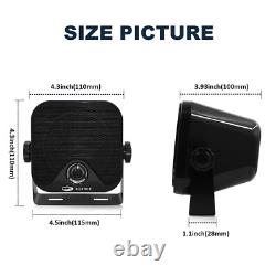 Marine Stereo Audio Bluetooth Radio Receiver with Waterproof Speakers and Antenna