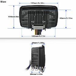 Marine Stereo Bluetooth Audio Receiver + 2x Boat Speakers + Aerial for ATV UTV