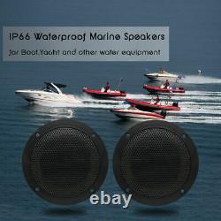 Marine Stereo IP66 Speakers+AM FM Waterproof Bluetooth Audio System + Antenna