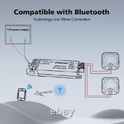 Marine Waterproof Bluetooh Stereo Audio Speaker System for ATV UTV Motorcycle