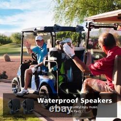 Marine Waterproof Bluetooh Stereo Audio Speaker System for ATV UTV Motorcycle