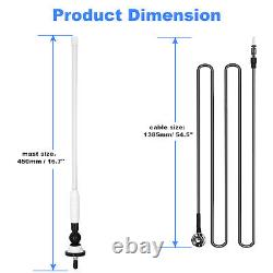Marine Waterproof Stereo Radio Bluetooth System Receiver + 3 inch Boat Speakers