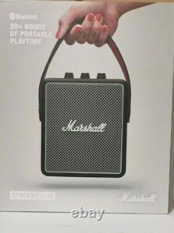 Marshall Stockwell II Bluetooth Portable Speaker 20W Stereo Sound Black RRP £220