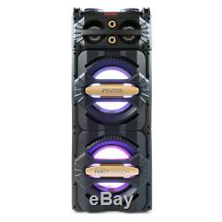 Mega Sound Bluetooth Party Speaker with USB and Lights Home Hi-Fi Stereo System