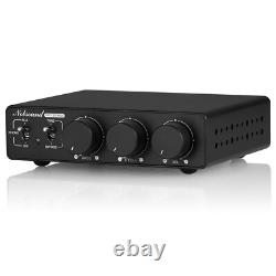 Mini 300W Digital Amplifier with PHONO IN TPA3255 Stereo Audio Amp with48V Adapter