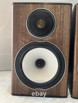 Monitor Audio Bronze B1 Bookshelf Speaker, 8 Ohms, 100W, Brown -VGC