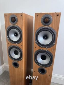 Monitor Audio Bronze BR5 Floor Standing Speakers (Fully Working & Tested)(brown)