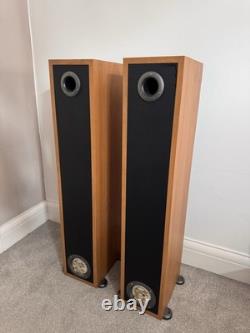 Monitor Audio Bronze BR5 Floor Standing Speakers (Fully Working & Tested)(brown)