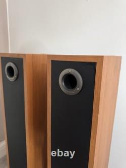 Monitor Audio Bronze BR5 Floor Standing Speakers (Fully Working & Tested)(brown)