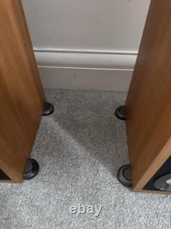 Monitor Audio Bronze BR5 Floor Standing Speakers (Fully Working & Tested)(brown)