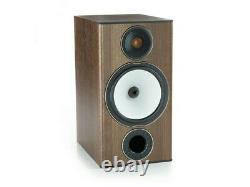 Monitor Audio Bronze BX2 Speakers- Pair walnut/silver mint, owned from new