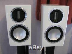 Monitor Audio Gold 50 Hi Fi Speakers. High Gloss White Mint Condition