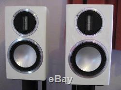 Monitor Audio Gold 50 Hi Fi Speakers. High Gloss White Mint Condition