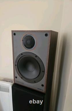 Monitor Audio Monitir 100 Bookshelf Speakers Walnut Pair Hi-Fi Stereo 8 Ohms