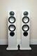 Monitor Audio Rx6 Silver Stereo Speakers White High Gloss