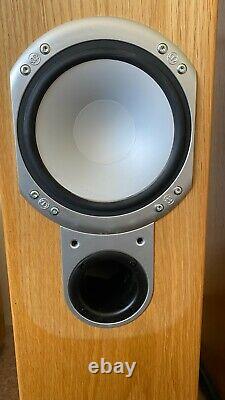 Monitor Audio Silver RS6 Stereo Speakers + RSW12 Sub in Oak