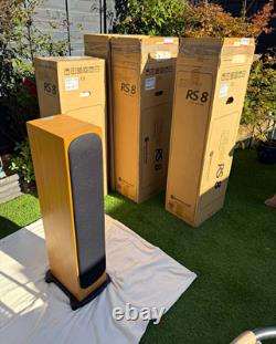 Monitor Audio Silver RS8 Floorstanding Speakers Cherry Orig. Boxes & Spikes
