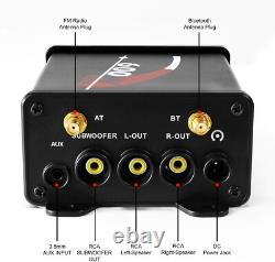 Motorcycle Audio System Bluetooth Stereo Sound Speakers FM AUX 600W Amplifier#A