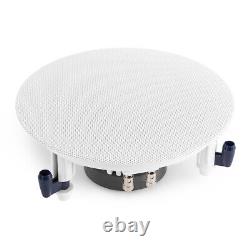 Multiroom Ceiling Speaker System, 2-Zone Amplifier Bluetooth Home Audio ESCS 6.5