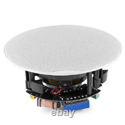 Multiroom Ceiling Speaker System, 2-Zone Amplifier Bluetooth Home Audio FCS 8